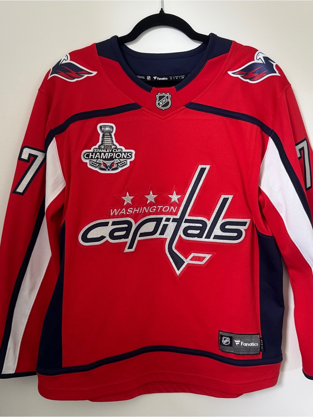 Washington Capitals Oshie 77 Stanley Cup Champions Jersey
